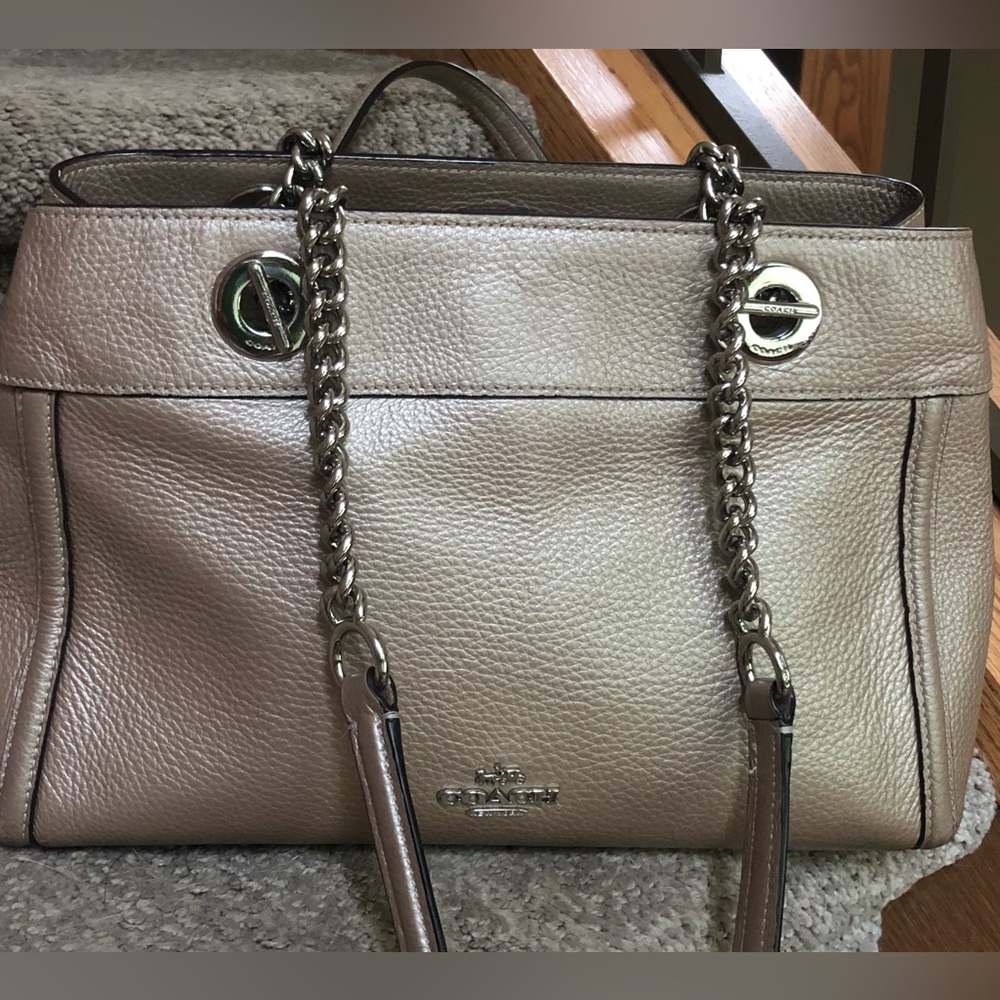 COACH Metallic Gold Handbag